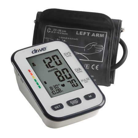 DRIVE MEDICAL Automatic Deluxe Blood Pressure Monitor, Upper Arm bp3400